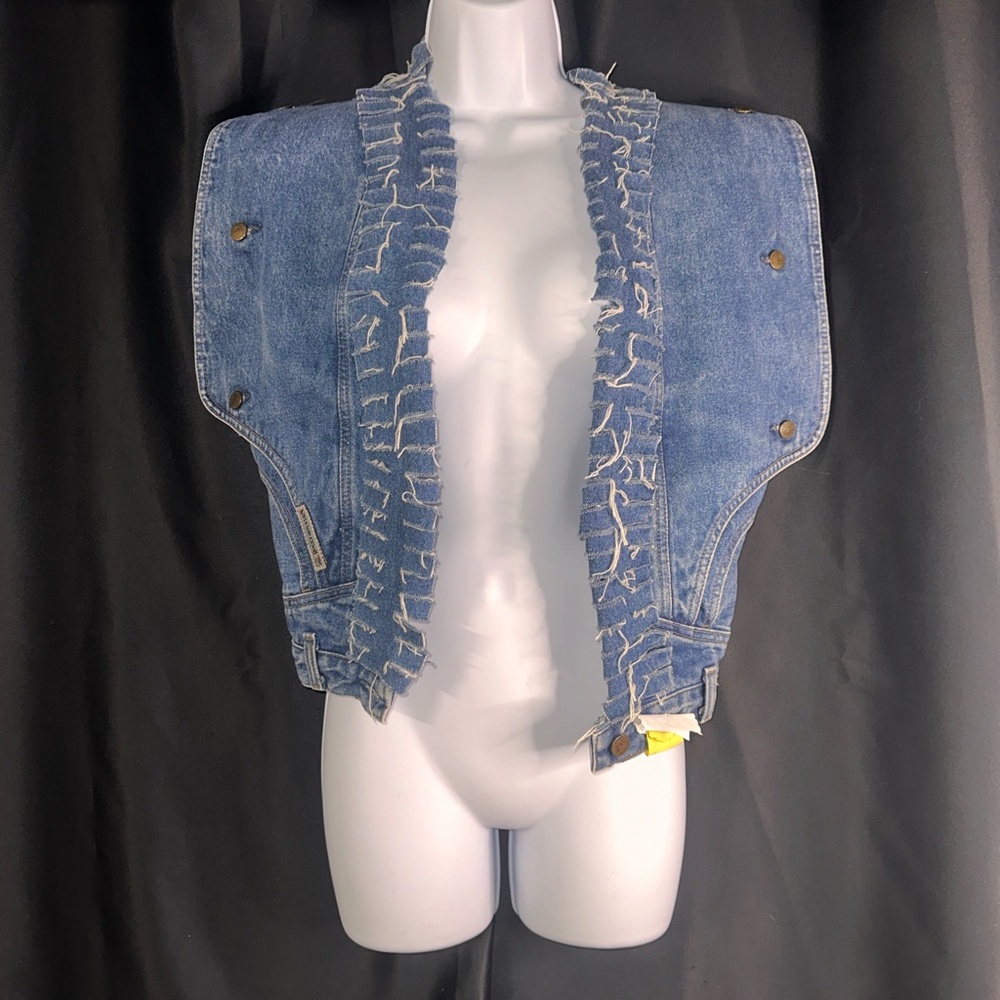 Rocky Mountain Jean Vest- One Of A Kind